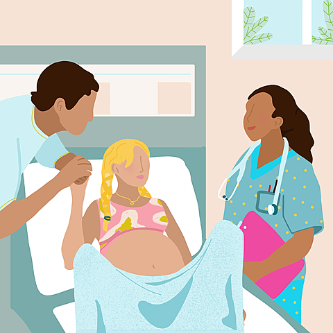 (week 37-42) going into labor