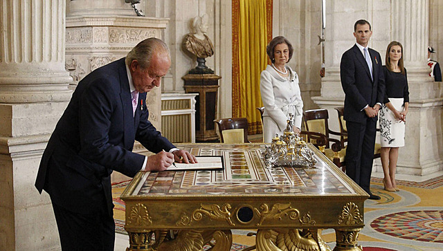 Abdicación del rey Juan Carlos I