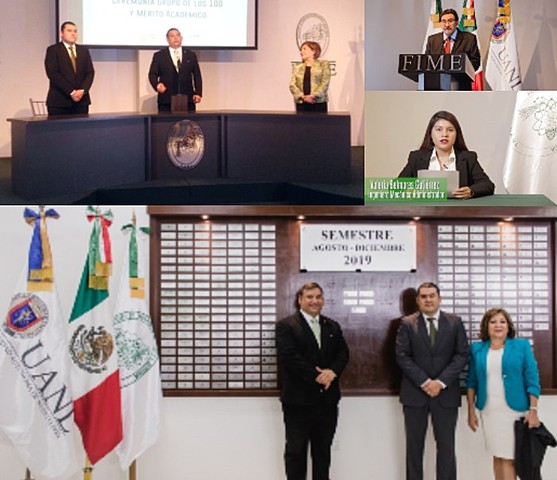 Reconoce FIME a egresados con Mérito Académico y al “Grupo de los 100” con mejor promedio durante Ago -Dic 2019