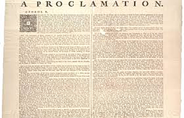Proclamation of 1763 (1763)
