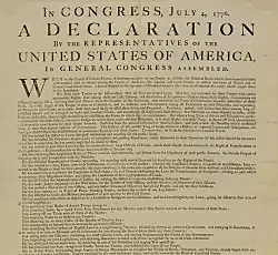 Declaration of Independence Adopted (1776)