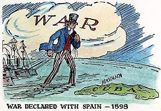 he U.S. declares war on Spain