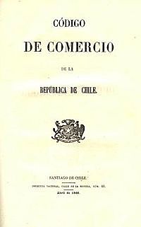 Dictación del Código de Comercio