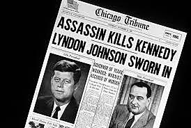 Johnson becomes President after JFK is assassinated