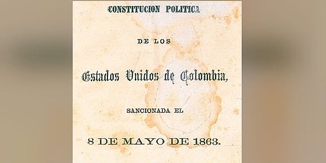 CONSTITUCION DE 1863