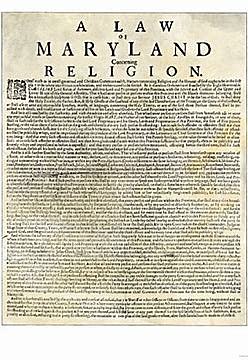 Maryland Toleration Act