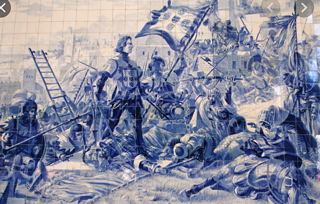 The Portuguese captured the Fortress of Ceuta in Africa