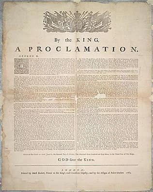 Proclamation of 1763