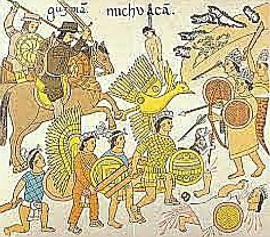 Llegada de Nuño Beltrán a Tzintzuntzan