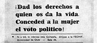 Voto femenino presidencial