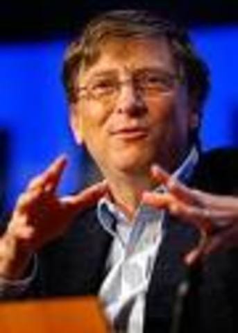 Gates announces that his role as an executive at Microsoft will be phased out over the following two years.