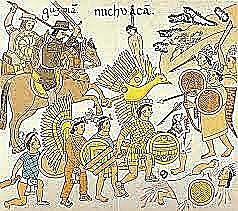 Llegada de Nuño Beltrán a Tzintzuntzan