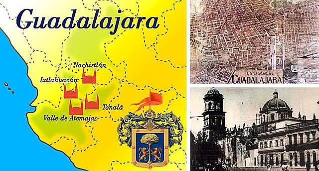 Fundaciones de Guadalajara (Nochistlán, Tonalá, Tlacotán y Valle de Atemajac).