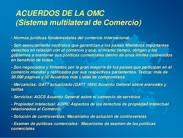 50º aniversario del sistema multilateral de comercio