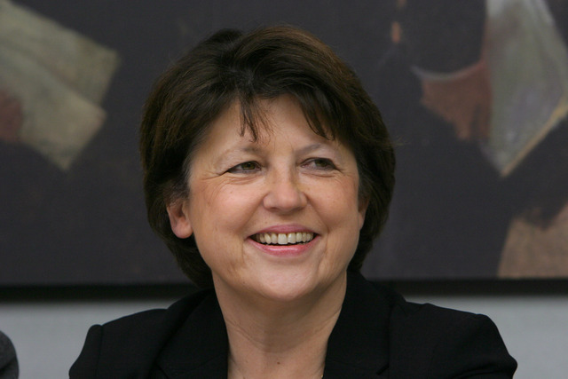 Martine Aubry candidate
