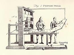 John Gutenburg invented the printing press