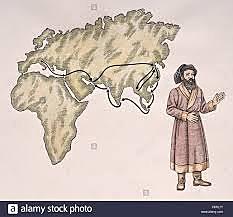 Marco Polo travels to the East