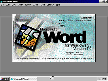 Word para Windows 95