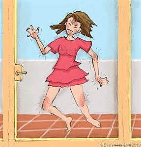 Un accidente que afortunadamente lesiono mi nariz y no mis ojos