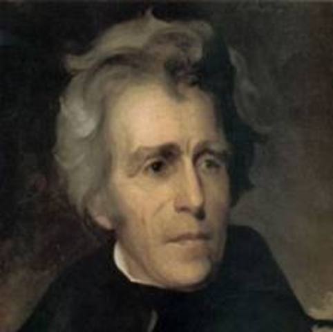 Andrew Jackson became the president.
