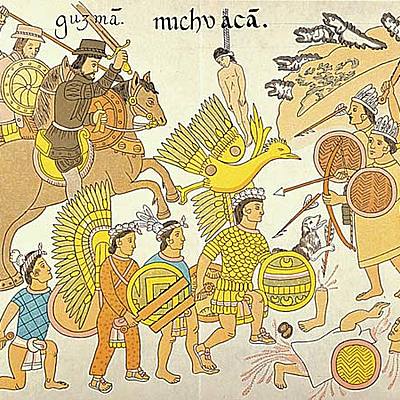 Timeline: Conquista de Cortés y Nuño Beltrán