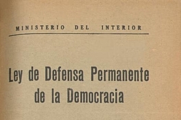 Ley de Defensa Permanente Democracia (1948)