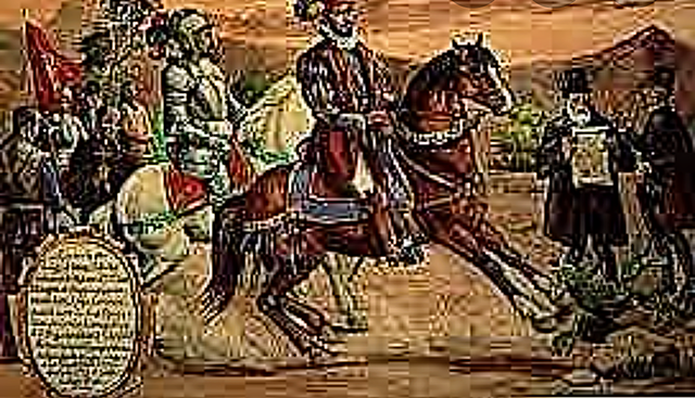 Llegada de Nuño Beltran a Tzintzuntzan