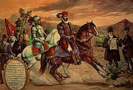 Llegada de Nuños de Gusman