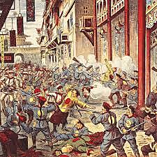 The start of the Boxer Rebellion