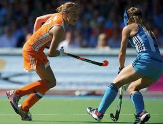 SHE PARTICIPATED IN TEST MATCH VS. GERMANY AND HOLANDA (ARGENTINA)