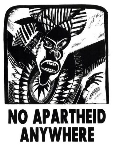 Apartheid  ends in South Africa
