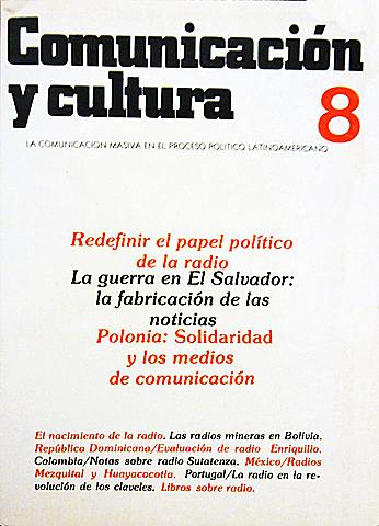 Revista "Comunicación y Cultura"
