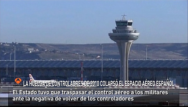 Huelga de controladores aéreos