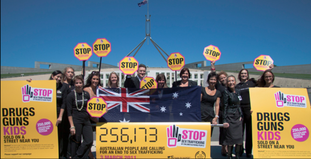 Handover of petitions to Adam Bandt MP and meetings with MPs in Parliament
