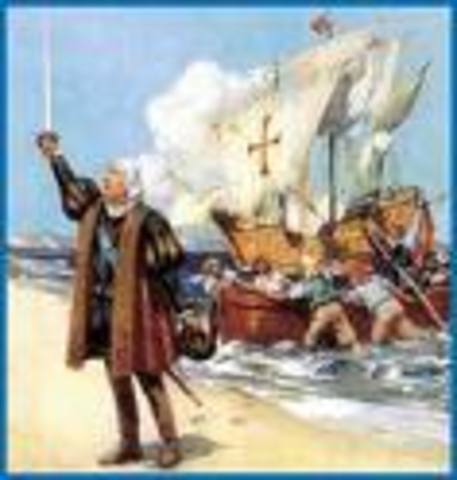 When Cristopherus Colombus discocered America