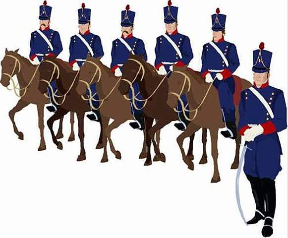 Crea el Regimiento de Granaderos a Caballo.