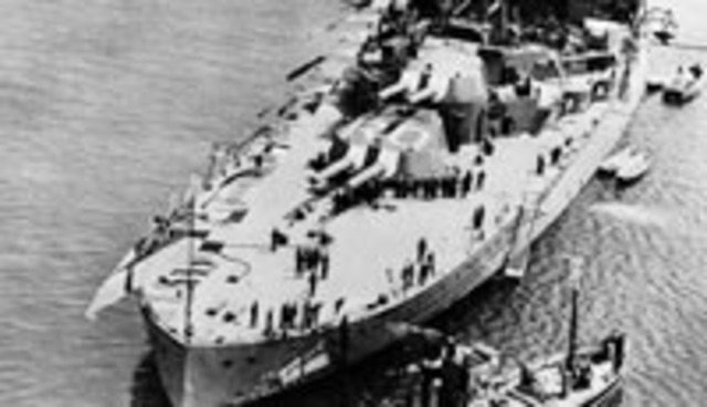 HMS 'Royal Oak' Torpedoed