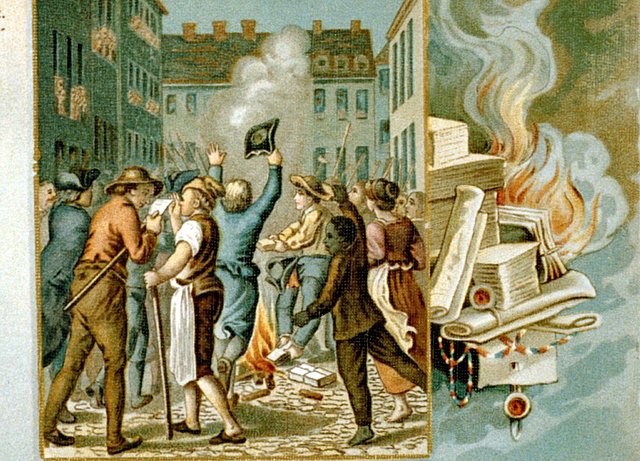 Protesting the Stamp Act