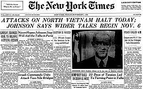 Johnson stops Bombing