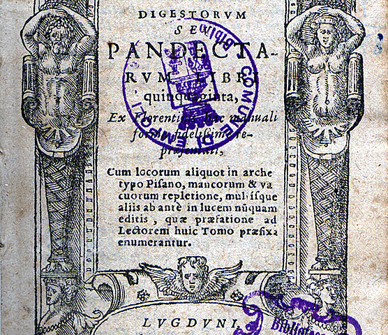Inicio de Usus Modernus Pandectarum