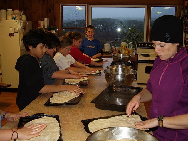 Wednesday is pizza making day!