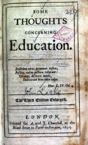 Some Thoughts Concerning Education