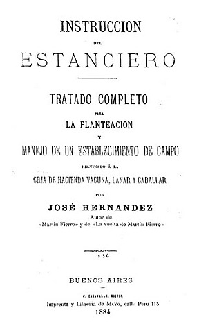Instrucción del estanciero