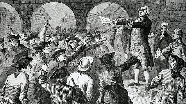 Patriot leaders emerge and leaders organize a boycott