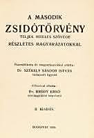 2. zsidótörvény