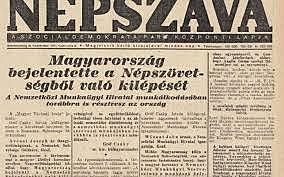 Magyarország kilép a Népszövetségből