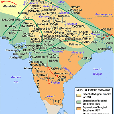 Timeline: The Mughal Empire 1526-1858