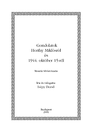 Horthy proklamációja a fegyverszüneti megállapodásról