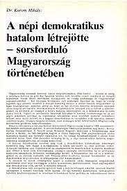 A demokratikus Magyarország születésnapja