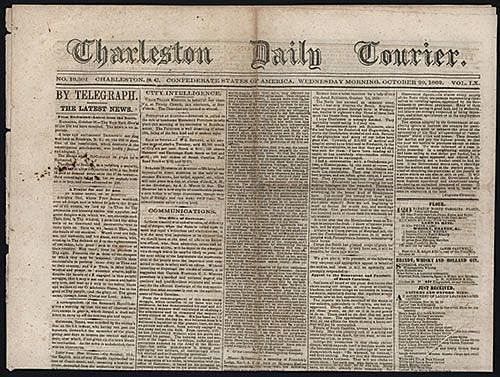 war in the south/charleston